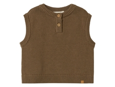 Lil Atelier shitake strik vest